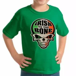 Bewild St.Patricks Day Irish To The Bone Kid's T-Shirt