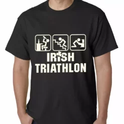 Bewild Irish Triathlon Funny St. Patrick's Day Mens T-shirt 13 Bewild Irish Triathlon Funny St. Patrick's Day Mens T-shirt