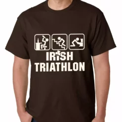 Bewild Irish Triathlon Funny St. Patrick's Day Mens T-shirt 14 Bewild Irish Triathlon Funny St. Patrick's Day Mens T-shirt