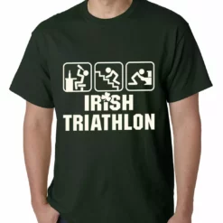 Bewild Irish Triathlon Funny St. Patrick's Day Mens T-shirt 16 Bewild Irish Triathlon Funny St. Patrick's Day Mens T-shirt