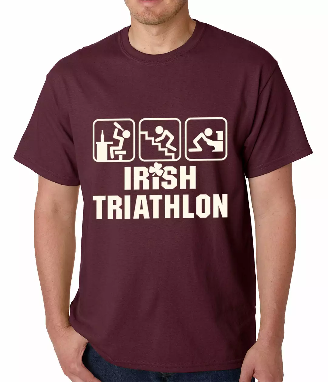 Bewild Irish Triathlon Funny St. Patrick's Day Mens T-shirt 8 Bewild Irish Triathlon Funny St. Patrick's Day Mens T-shirt