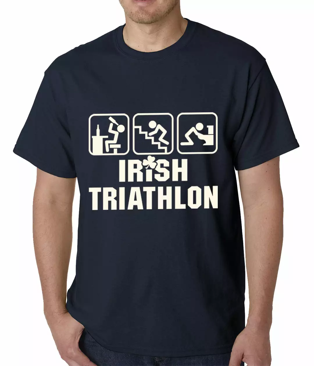 Bewild Irish Triathlon Funny St. Patrick's Day Mens T-shirt 9 Bewild Irish Triathlon Funny St. Patrick's Day Mens T-shirt