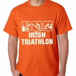 Bewild Irish Triathlon Funny St. Patrick's Day Mens T-shirt 19 Bewild Irish Triathlon Funny St. Patrick's Day Mens T-shirt