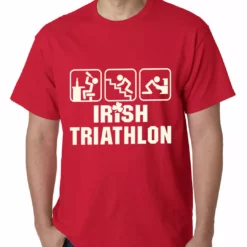 Bewild Irish Triathlon Funny St. Patrick's Day Mens T-shirt 20 Bewild Irish Triathlon Funny St. Patrick's Day Mens T-shirt