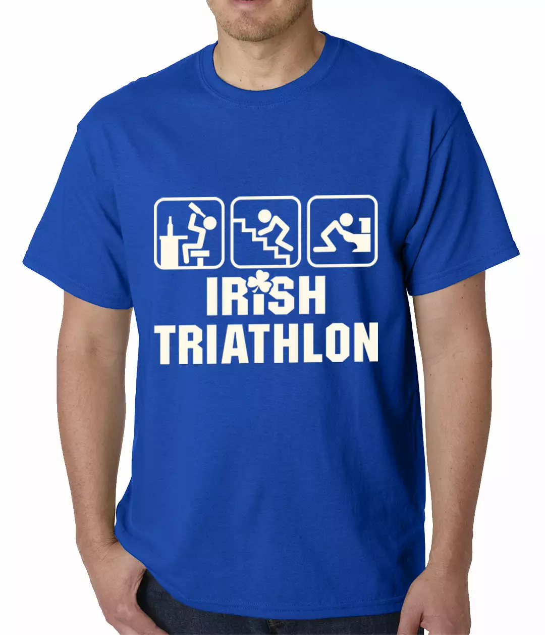 Bewild Irish Triathlon Funny St. Patrick's Day Mens T-shirt 12 Bewild Irish Triathlon Funny St. Patrick's Day Mens T-shirt