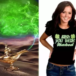 Bewild Irish You Were Naked Girl's T-Shirt