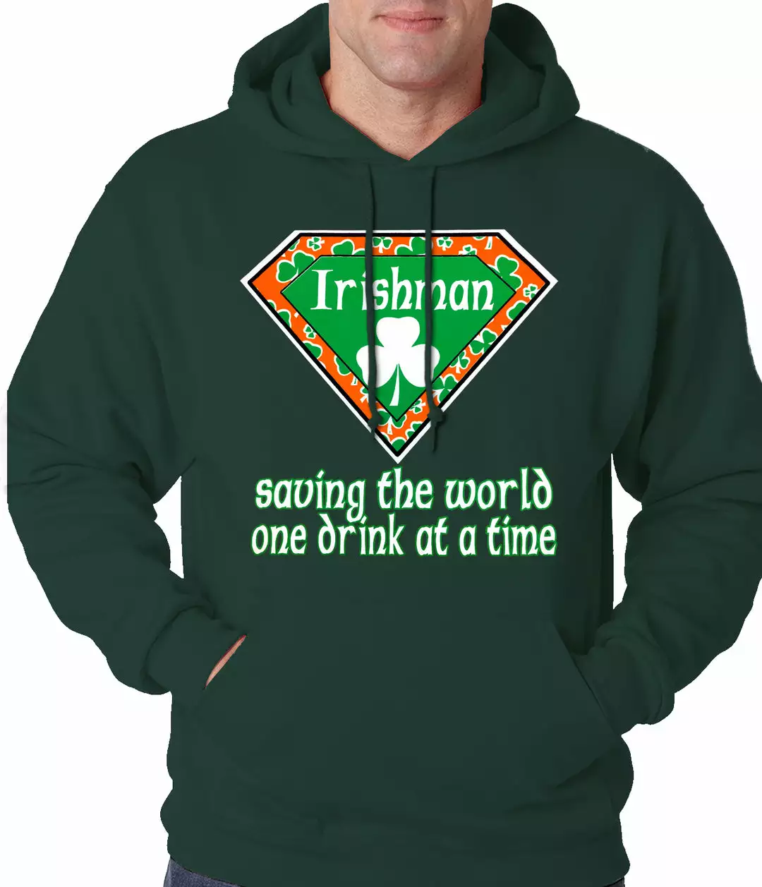 Bewild St.Patricks Day Irishman Saving The World One Drink At A Time Adult Hoodie 6 Bewild St.Patricks Day Irishman Saving The World One Drink At A Time Adult Hoodie