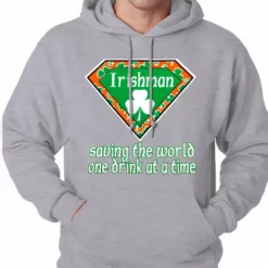 Bewild St.Patricks Day Irishman Saving The World One Drink At A Time Adult Hoodie 13 Bewild St.Patricks Day Irishman Saving The World One Drink At A Time Adult Hoodie