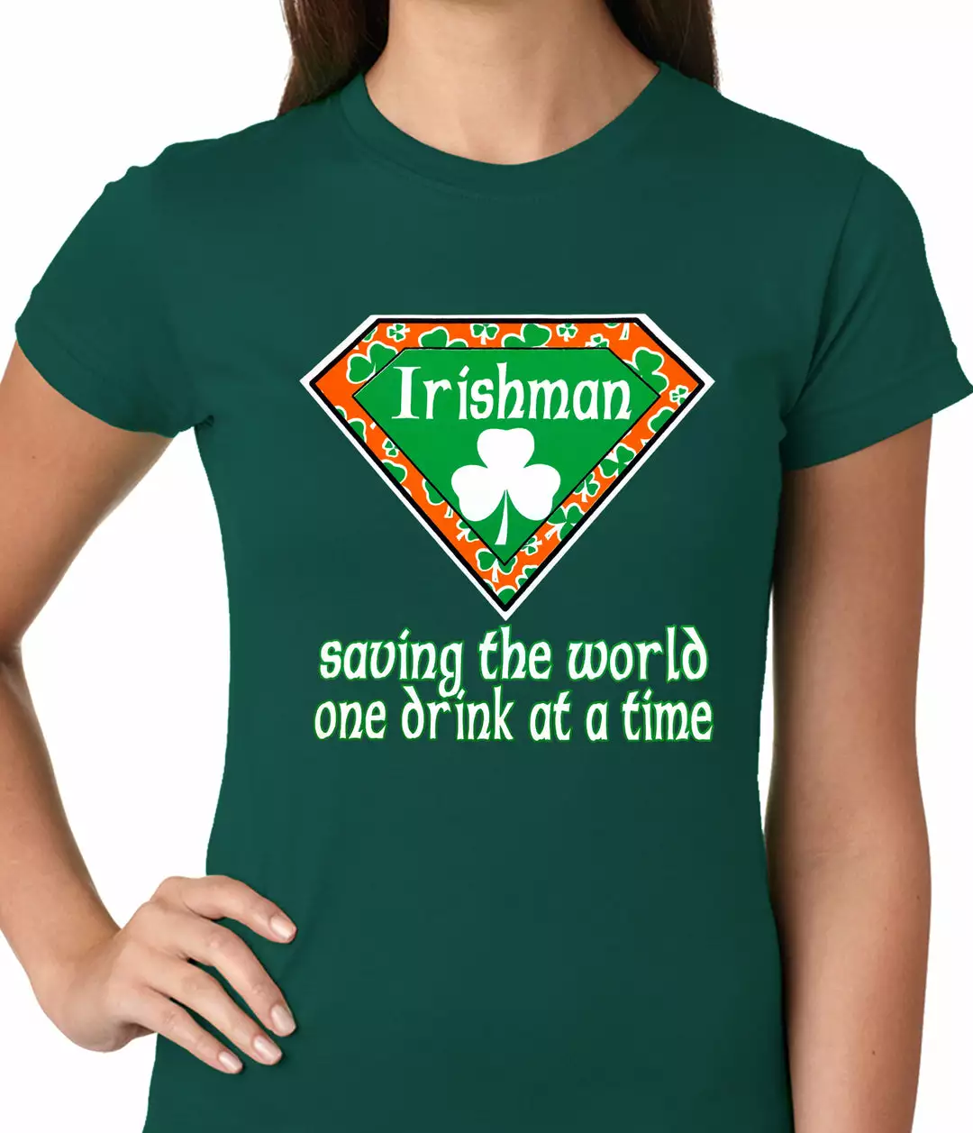 Bewild Irishman Saving The World One Drink At A Time Ladies T-shirt 5 Bewild Irishman Saving The World One Drink At A Time Ladies T-shirt