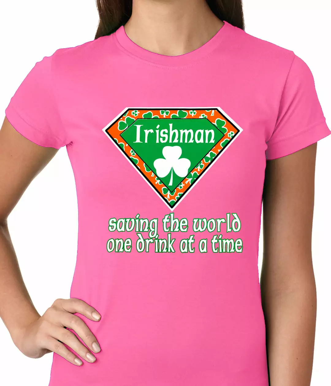 Bewild Irishman Saving The World One Drink At A Time Ladies T-shirt 7 Bewild Irishman Saving The World One Drink At A Time Ladies T-shirt