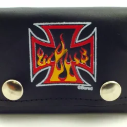 Bewild Wallets & Chains Iron Cross Fire Genuine Leather Chain Wallet 10 Bewild Wallets & Chains Iron Cross Fire Genuine Leather Chain Wallet