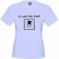Bewild It Can't Lick Itself Girls T-Shirt