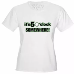 Bewild It's 5 O'Clock Somewhere Girls T-Shirt Cool Funny & Offensive 12 Bewild It's 5 O'Clock Somewhere Girls T-Shirt Cool Funny & Offensive