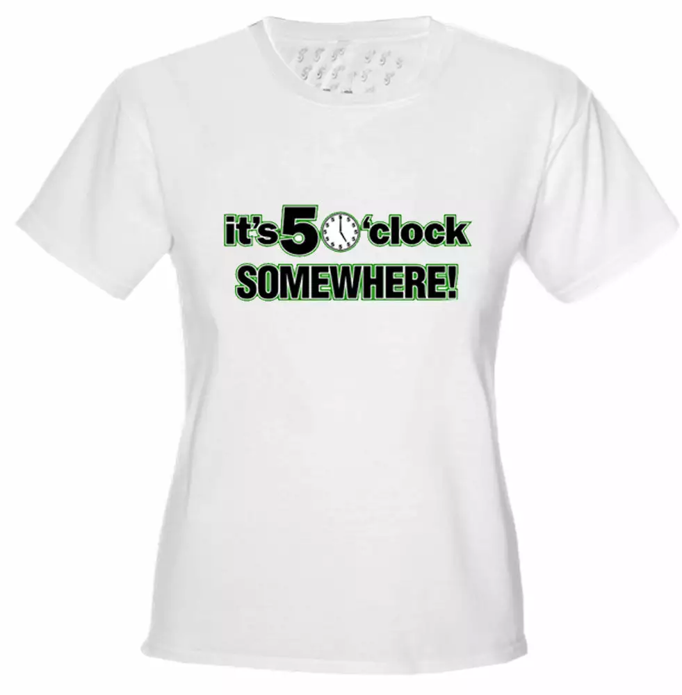 Bewild It's 5 O'Clock Somewhere Girls T-Shirt Cool Funny & Offensive 6 Bewild It's 5 O'Clock Somewhere Girls T-Shirt Cool Funny & Offensive