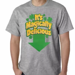Bewild It's Magically Delicious Irish Shamrock Mens T-shirt St.Patricks Day