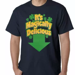 Bewild It's Magically Delicious Irish Shamrock Mens T-shirt St.Patricks Day