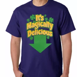 Bewild It's Magically Delicious Irish Shamrock Mens T-shirt St.Patricks Day