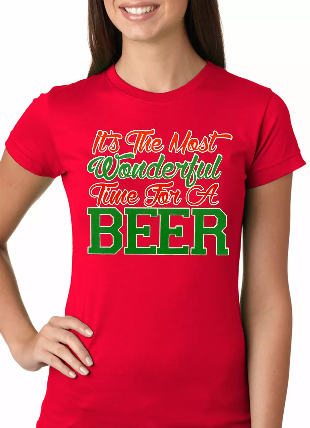 Bewild It's The Most Wonderful Time For A Beer Girls T-shirt Holiday Prints 4 Bewild It's The Most Wonderful Time For A Beer Girls T-shirt Holiday Prints