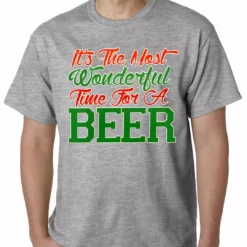 Bewild It's The Most Wonderful Time For A Beer Mens T-shirt