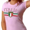 Bewild Nationality & Ethnic Italia Vintage Shield International Girls T-Shirt