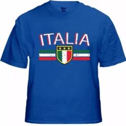 Bewild Italia Vintage Shield International Mens T-Shirt