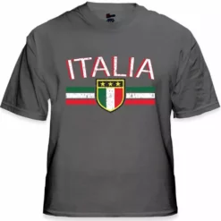 Bewild Italia Vintage Shield International Mens T-Shirt