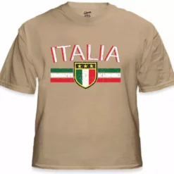 Bewild Italia Vintage Shield International Mens T-Shirt