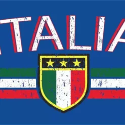 Bewild Italia Vintage Shield International Mens T-Shirt