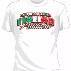 Bewild Nationality & Ethnic Italian Attitude Girls T-Shirt