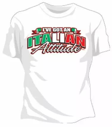Bewild Nationality & Ethnic Italian Attitude Girls T-Shirt 3 Bewild Nationality & Ethnic Italian Attitude Girls T-Shirt