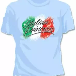 Bewild Italian Princess Girls T-Shirt Nationality & Ethnic