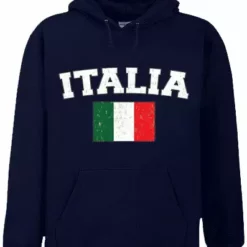 Bewild Italy "Italia" Vintage Flag International Hoodie Nationality & Ethnic 18 Bewild Italy