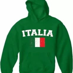 Bewild Italy "Italia" Vintage Flag International Hoodie Nationality & Ethnic 19 Bewild Italy