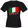 Bewild Italy Vintage Flag Girl's T-Shirt