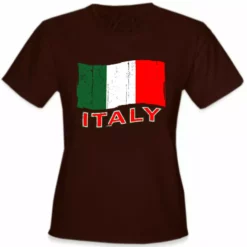 Bewild Italy Vintage Flag Girl's T-Shirt