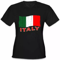 Bewild Italy Vintage Flag Girl's T-Shirt
