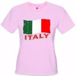 Bewild Italy Vintage Flag Girl's T-Shirt