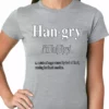 Bewild Hangry Definition Ladies T-shirt