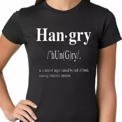 Bewild Hangry Definition Ladies T-shirt