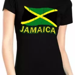 Bewild Jamaica Vintage Flag Girl's T-Shirt