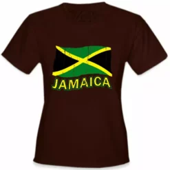 Bewild Jamaica Vintage Flag Girl's T-Shirt