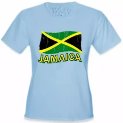 Bewild Jamaica Vintage Flag Girl's T-Shirt