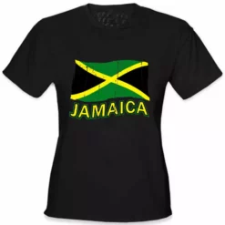 Bewild Jamaica Vintage Flag Girl's T-Shirt