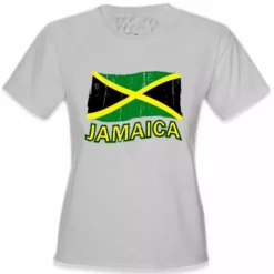 Bewild Jamaica Vintage Flag Girl's T-Shirt