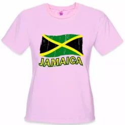 Bewild Jamaica Vintage Flag Girl's T-Shirt