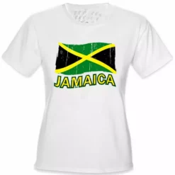 Bewild Jamaica Vintage Flag Girl's T-Shirt
