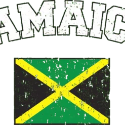 Bewild Jamaica Vintage Flag International Hoodie Nationality & Ethnic
