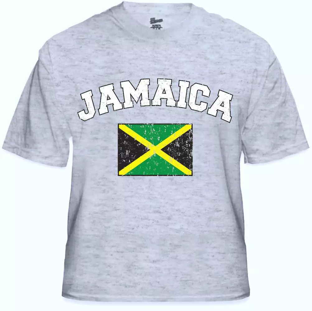 Bewild Nationality & Ethnic Jamaica Vintage Flag International Mens T-Shirt 5 Bewild Nationality & Ethnic Jamaica Vintage Flag International Mens T-Shirt