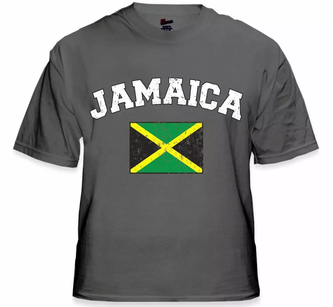 Bewild Nationality & Ethnic Jamaica Vintage Flag International Mens T-Shirt 6 Bewild Nationality & Ethnic Jamaica Vintage Flag International Mens T-Shirt