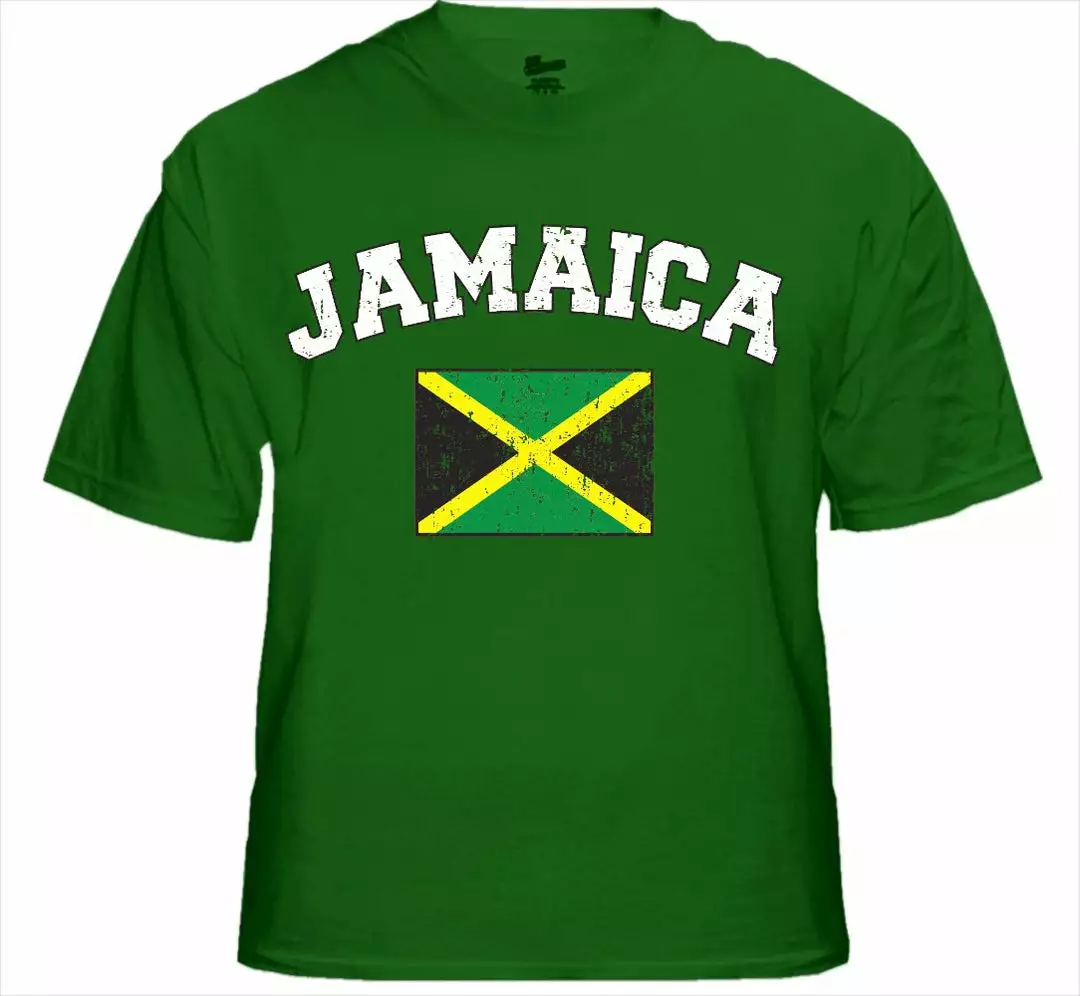 Bewild Nationality & Ethnic Jamaica Vintage Flag International Mens T-Shirt 4 Bewild Nationality & Ethnic Jamaica Vintage Flag International Mens T-Shirt